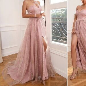 NWT ZAPAKA Vintage pink ballgown